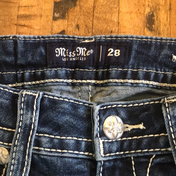Miss me boot cut jeans 28 EUC - Picture 4 of 5